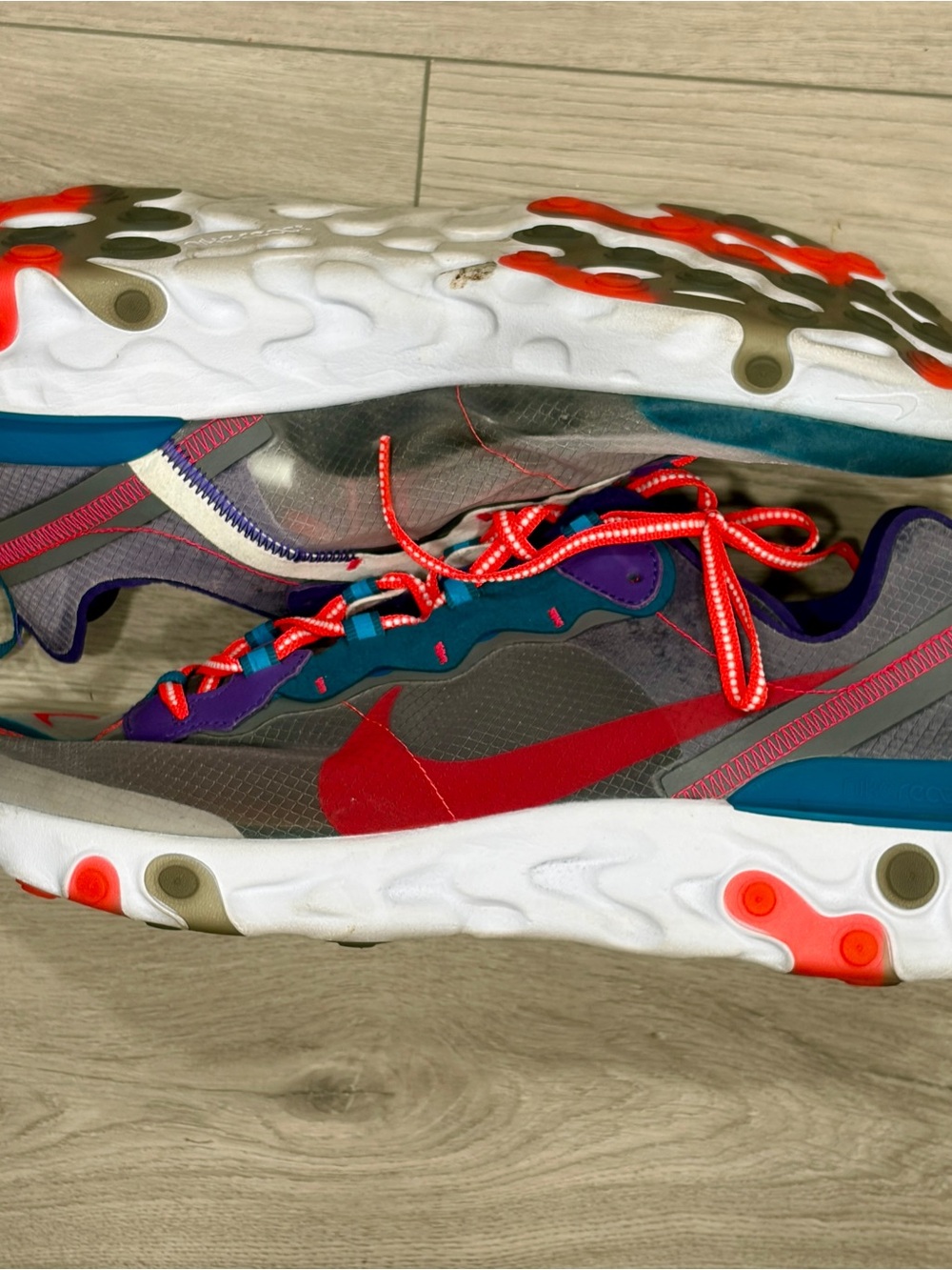 Nike React Element 87 Red Orbit Sneakers Men’s Size 12